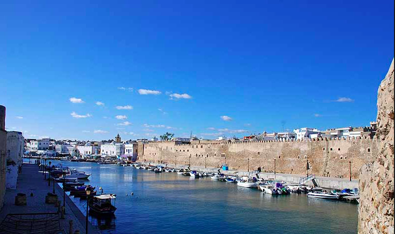 Korsanlara tabi liman olan Bizert, Tunus