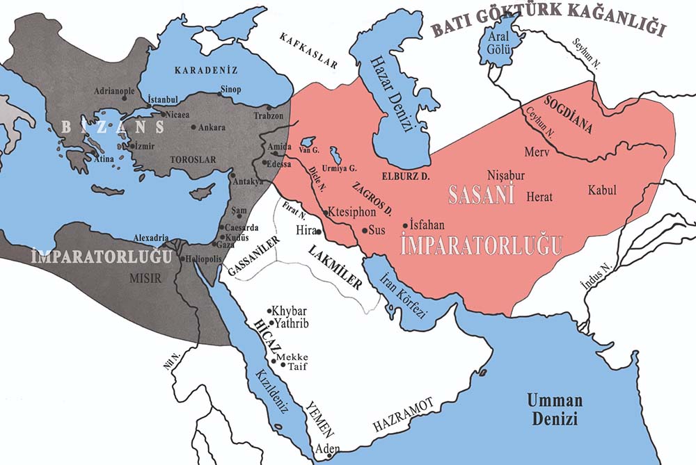 6. yüzyılda Sasani İmparatorluğu