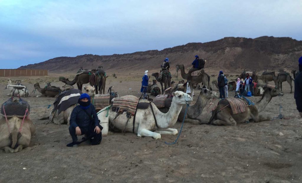 Jagora'ya kampa develerle başlayan yolculuk